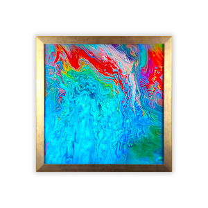 Fire and Water Abstract Painting